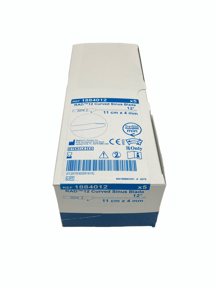 INART トーリン・オーケンシールド 未開封 Medtronic RAD 12 Curved Sinus Blade, 11cm X 4mm | XS Supply