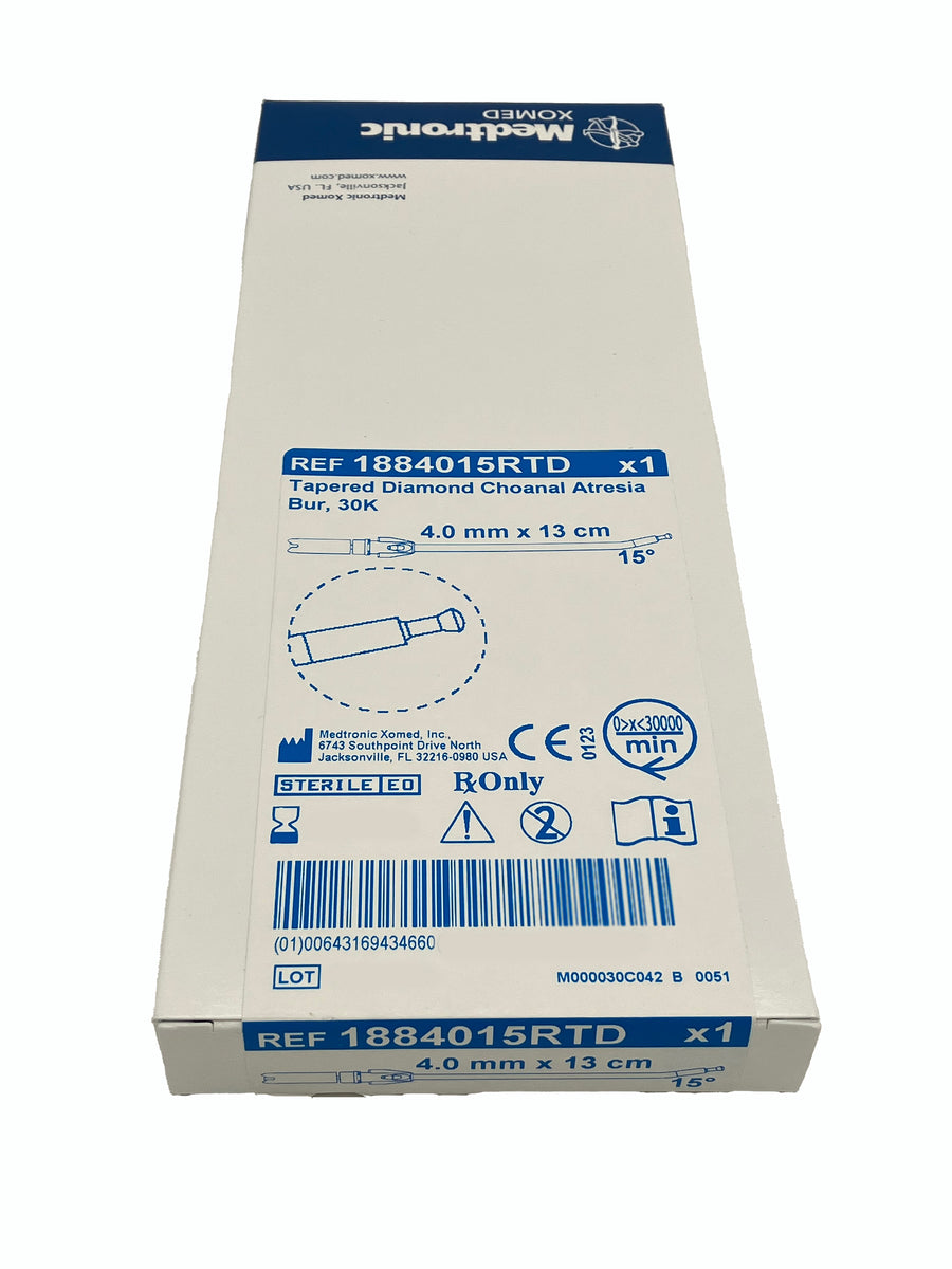 Medtronic Xomed Tapered Diamond Choanal Atresia - 4.0mm X 13cm