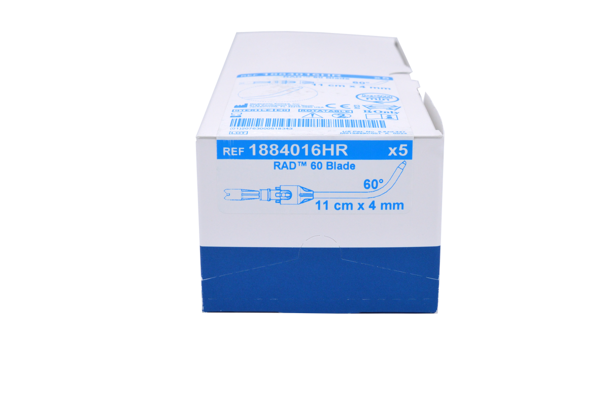 1884016HR Medtronic Xomed RAD 60 Blade, 60° - 11cm X 4mm | XS Supply
