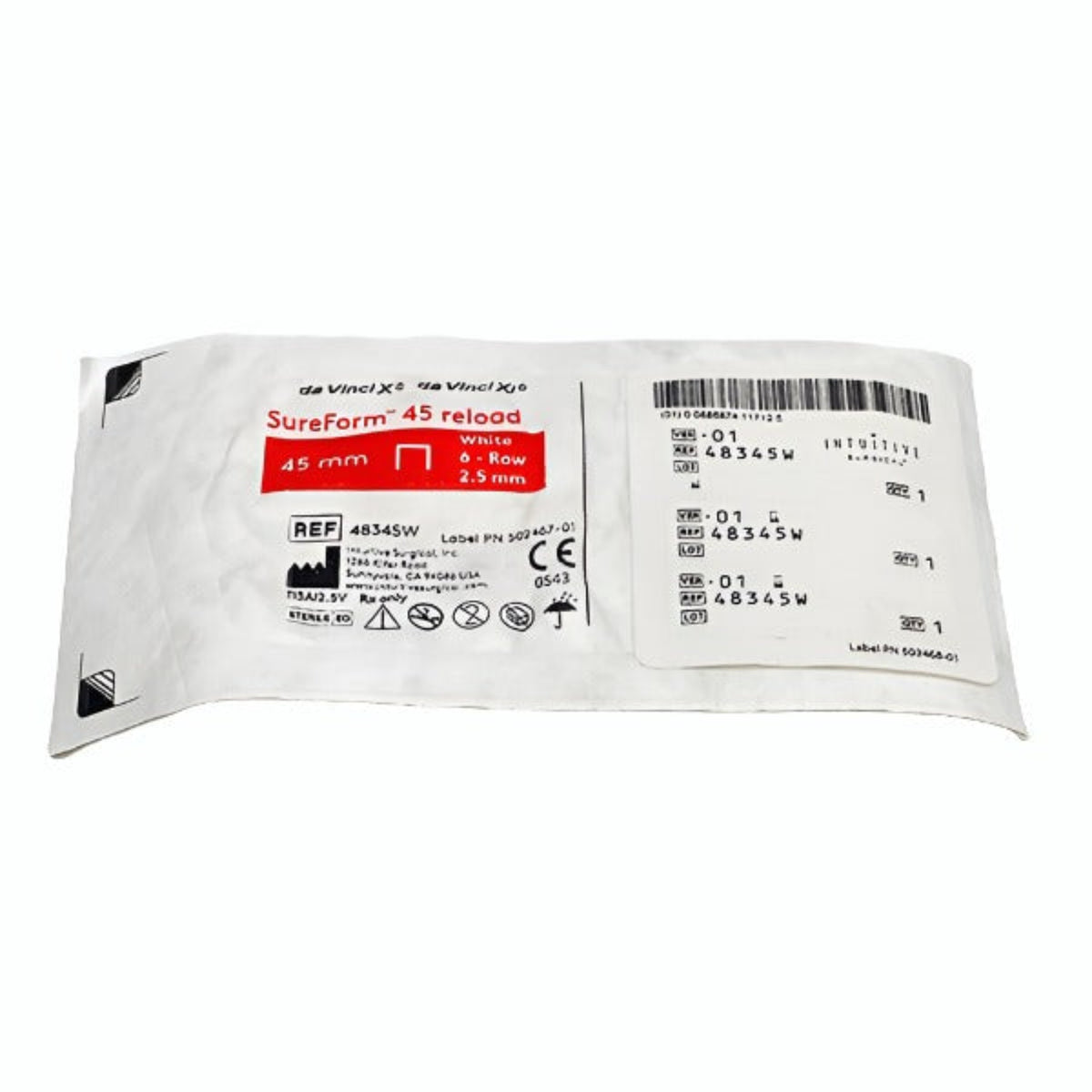 Intuitive Surgical 48345W Da Vinci Sureform 45 Reload - White – XS