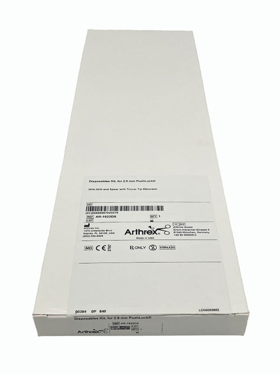 Arthrex AR-1923DS Disposables Kit For 2.9mm Pushlock | XS Supply