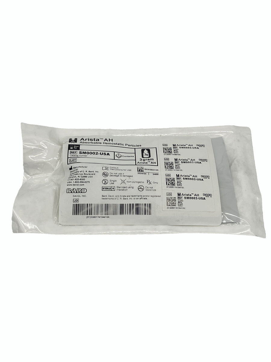 SM0002-USA ∙ BARD ARISTA AH - 3 g Absorbable Hemostatic Particles