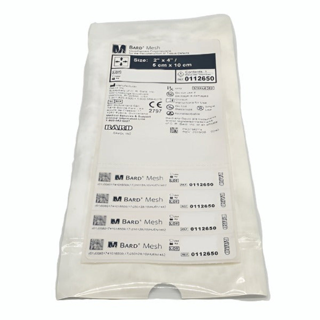 BARD DAVOL MESH MONOFILAMENT POLYPROPYLENE #0112650, Front