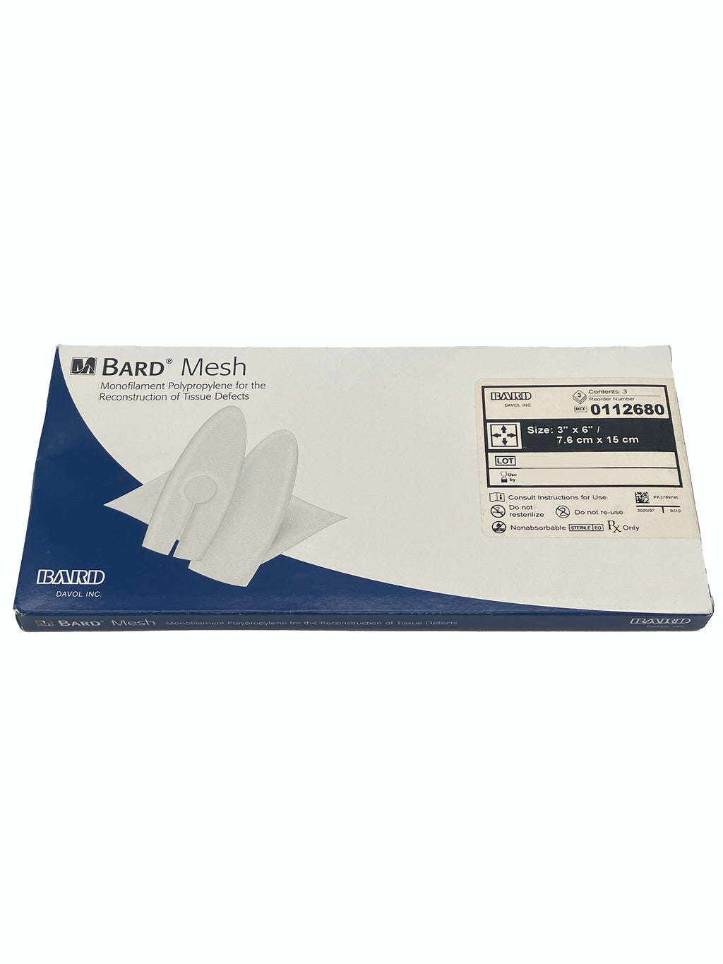 BARD MESH #0112680, Box Front