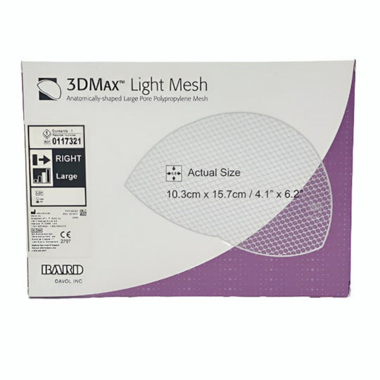 BARD DAVOL 3DMAX LIGHT MESH #0117321, Front