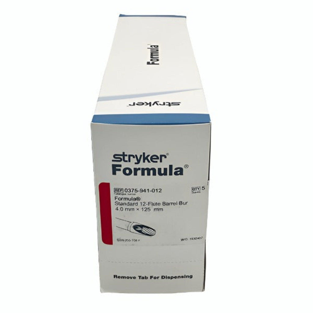 STRYKER FORMULA ARTHROSCOPY SHAVER #0374-941-012, Box Side