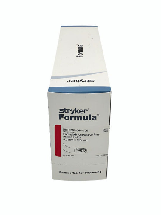 STRYKER FORMULA ARTHROSCOPIC SHAVER BLADE #0380-544-100, Box Side