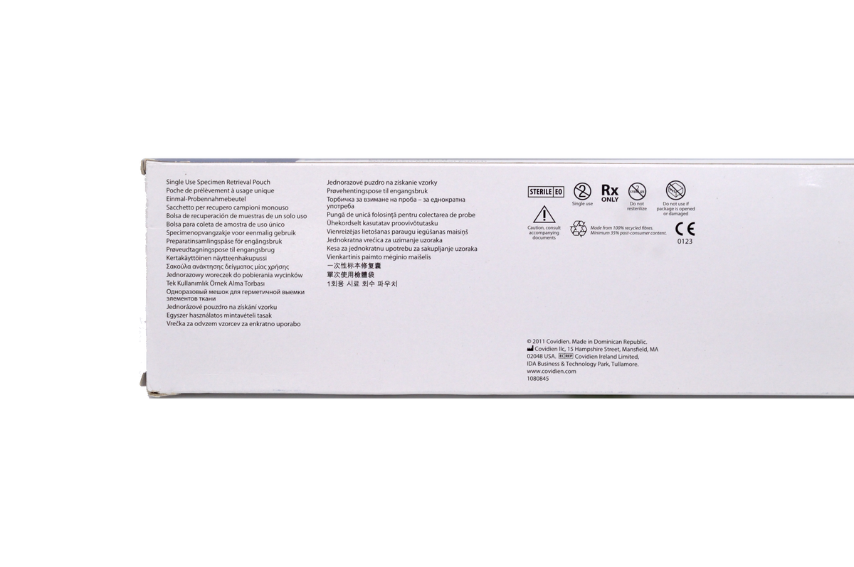173049 ∙ COVIDIEN Endo Catch II Specimen Retrieval Pouch | XS Supply