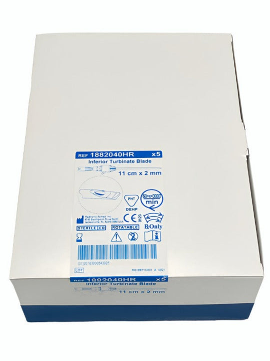 MEDTRONIC INFERIOR TURBINATE BLADE, ROTATABLE #1882040HR, Box Top