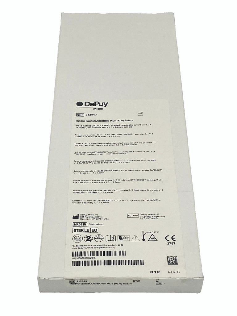 ☆ Y12☆ DEPUY MITEK: 212843 WestCMR