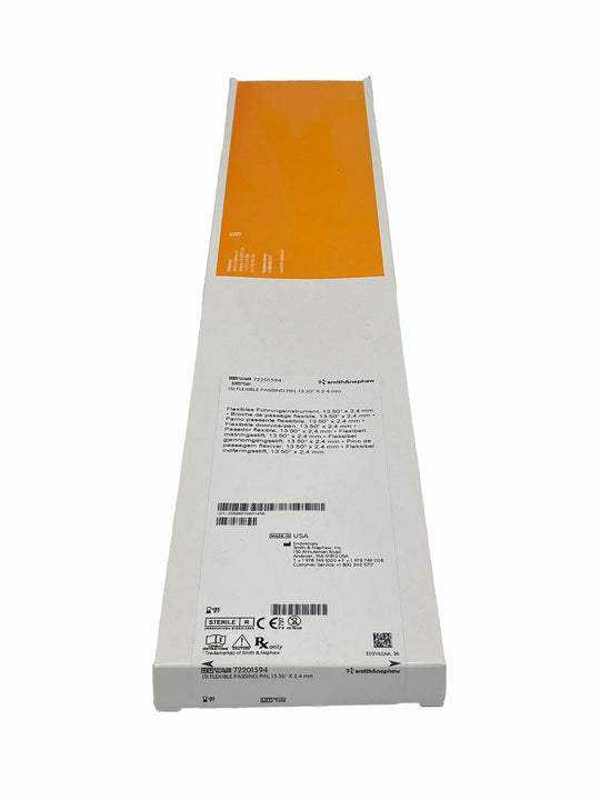 SMITH & NEPHEW 72201594 FLEXIBLE PASSING PIN 13.50 X 2.4MM, Box Front