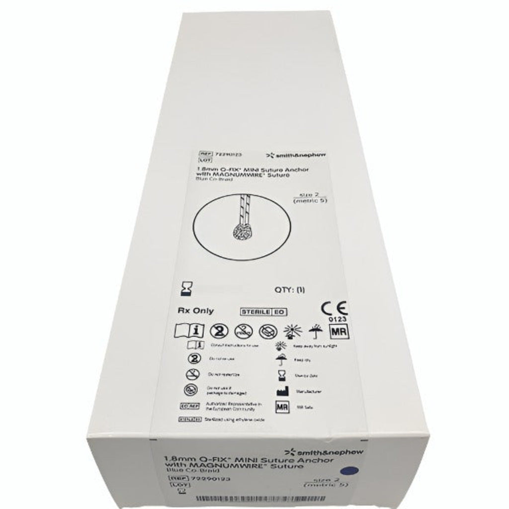 SMITH & NEPHEW Q-FIX MINI ALL-SUTURE ANCHOR #72290123, Box Label
