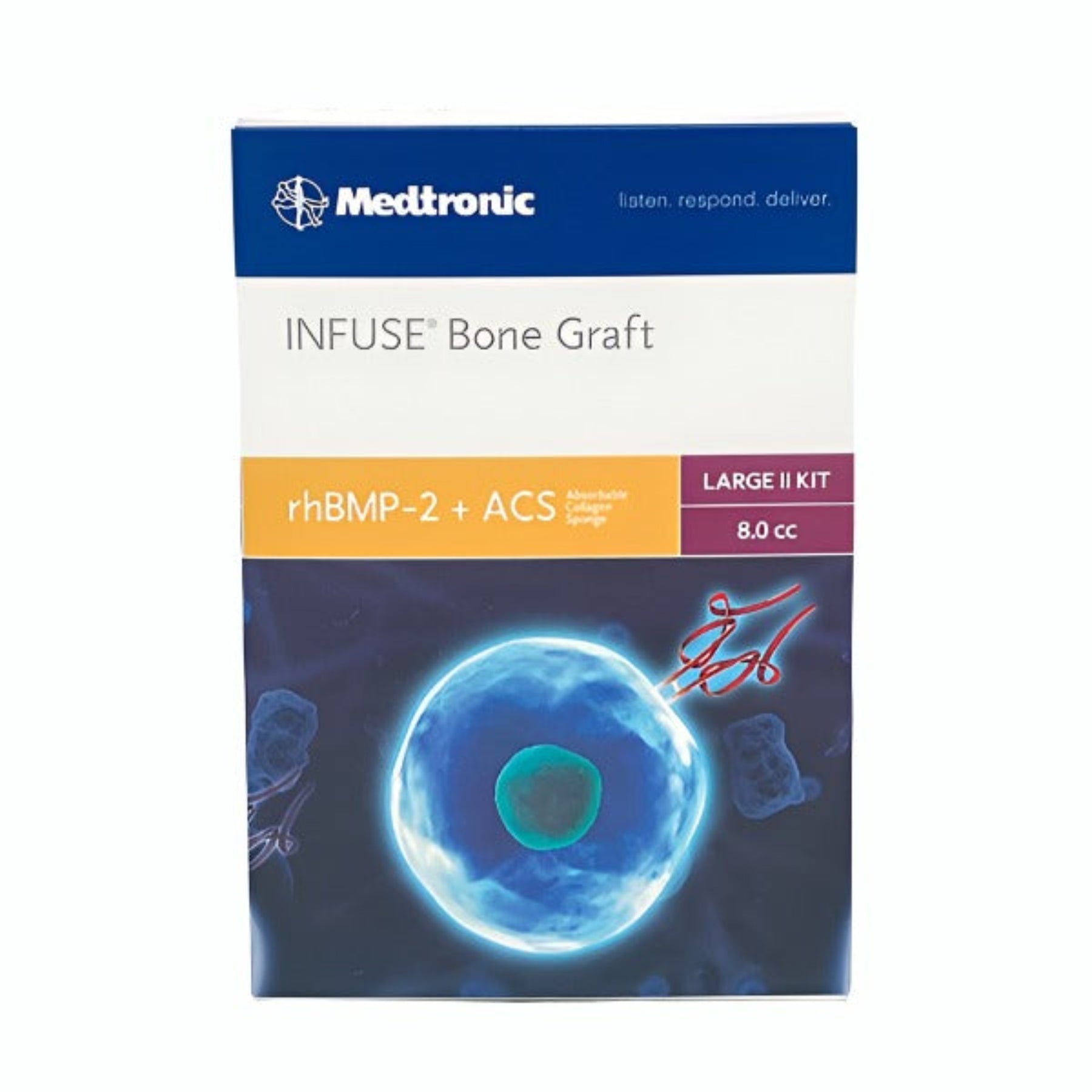 Medtronic 7510800 Infuse Bone Graft Large II Kit, 8CC | XS Supply