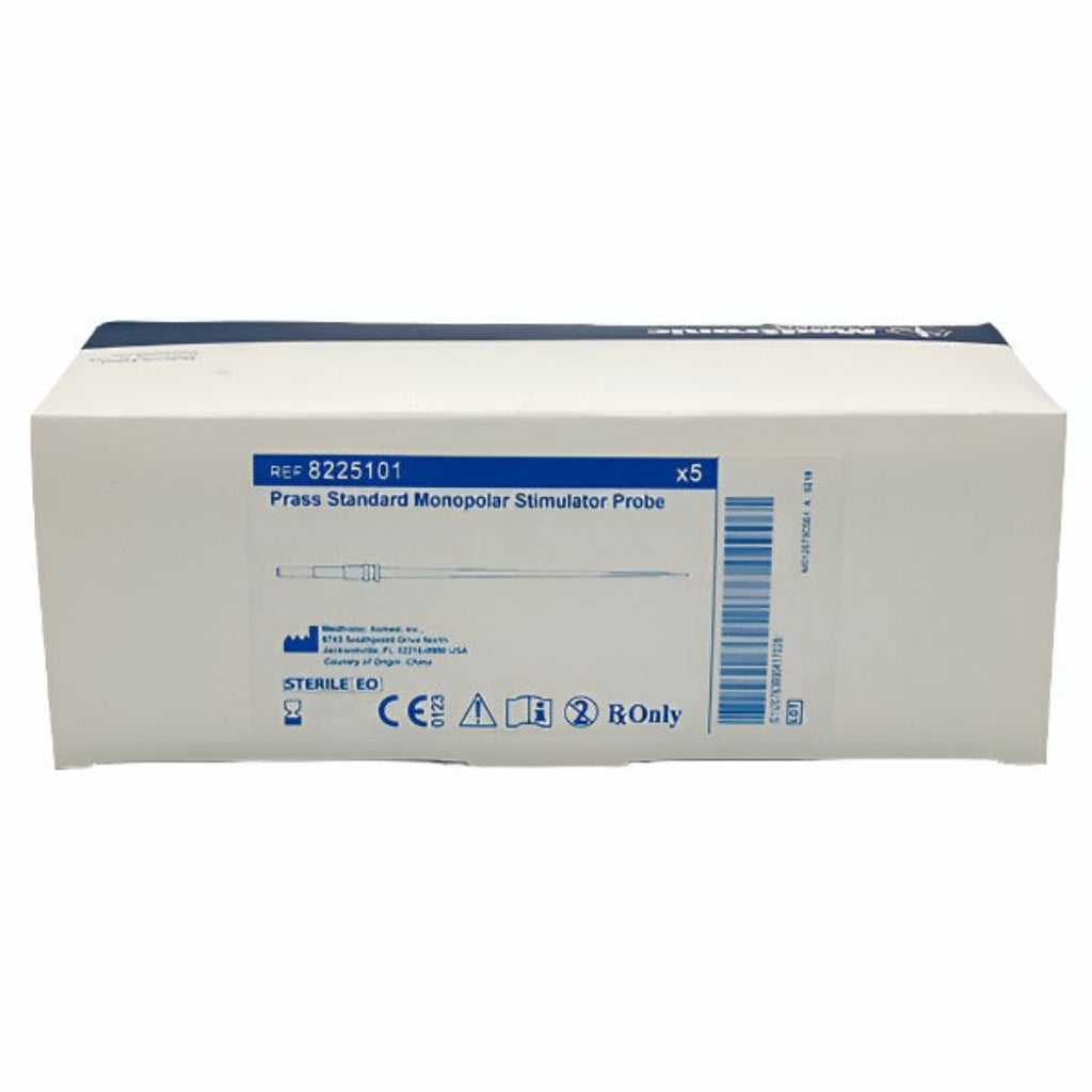 MEDTRONIC XOMED PRASS STANDARD MONOPOLAR STIMULATOR PROBE #8225101, Box Top