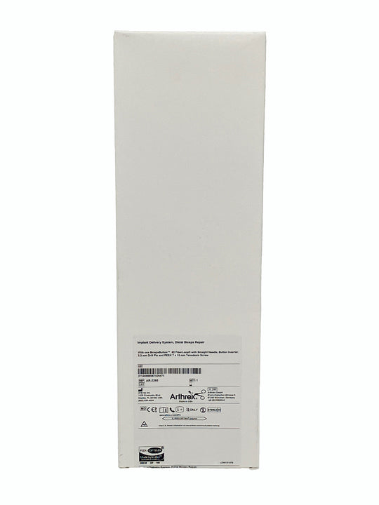 ARTHREX AR-2260 IMPLANT DELIVERY SYSTEM, DISTAL BICEPS REPAIR KIIT, Box Front