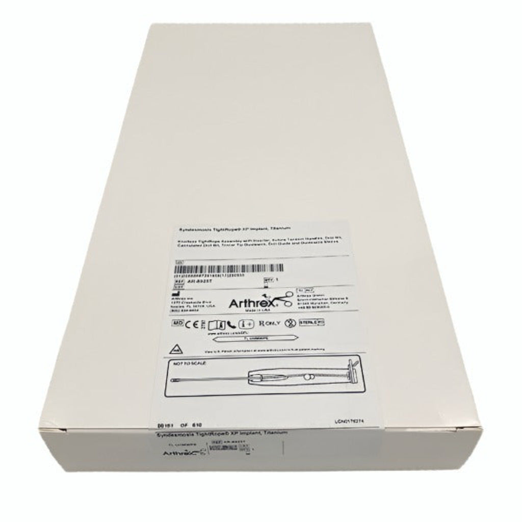 ARTHREX SYNDESMOSIS TIGHTROPE XP IMPLANT #AR-8925T, Box Front