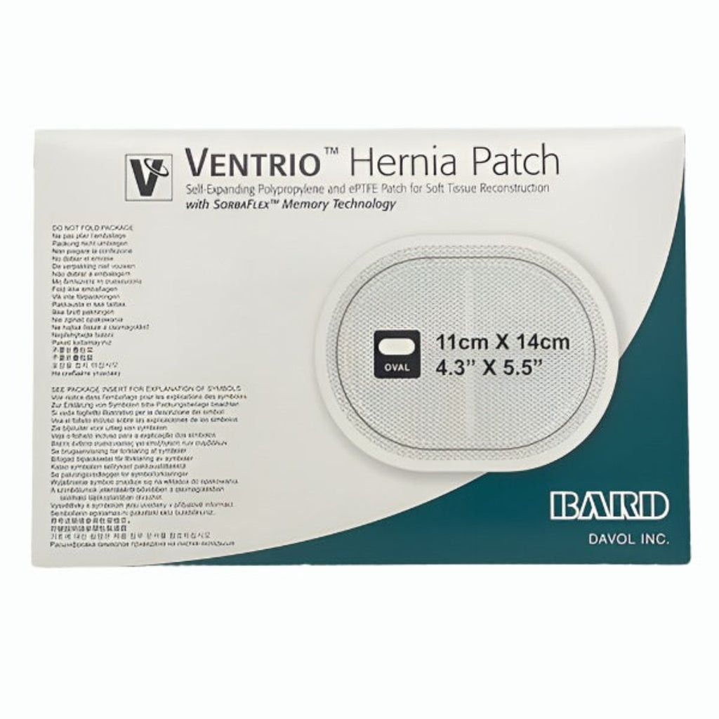 BARD DAVOL VENTRIO HERNIA PATCH #0010215, Packaging Front