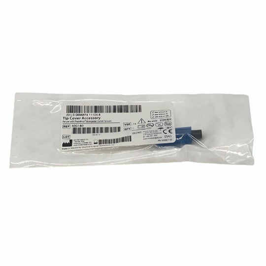 INTUITIVE SURGICAL DA VINCI X/XI TIP COVER ACCESSORY FOR 8MM ENDOWRIST MONOPOLAR CURVED SCISSORS #400180, Individual Packaging Front