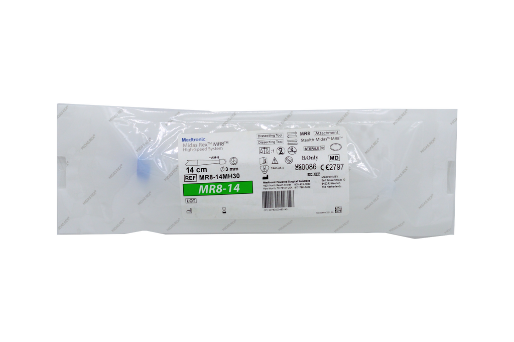 Medtronic Midas Rex MR8 Match Head Tool 14 cm x 3 mm - Fluted – XS