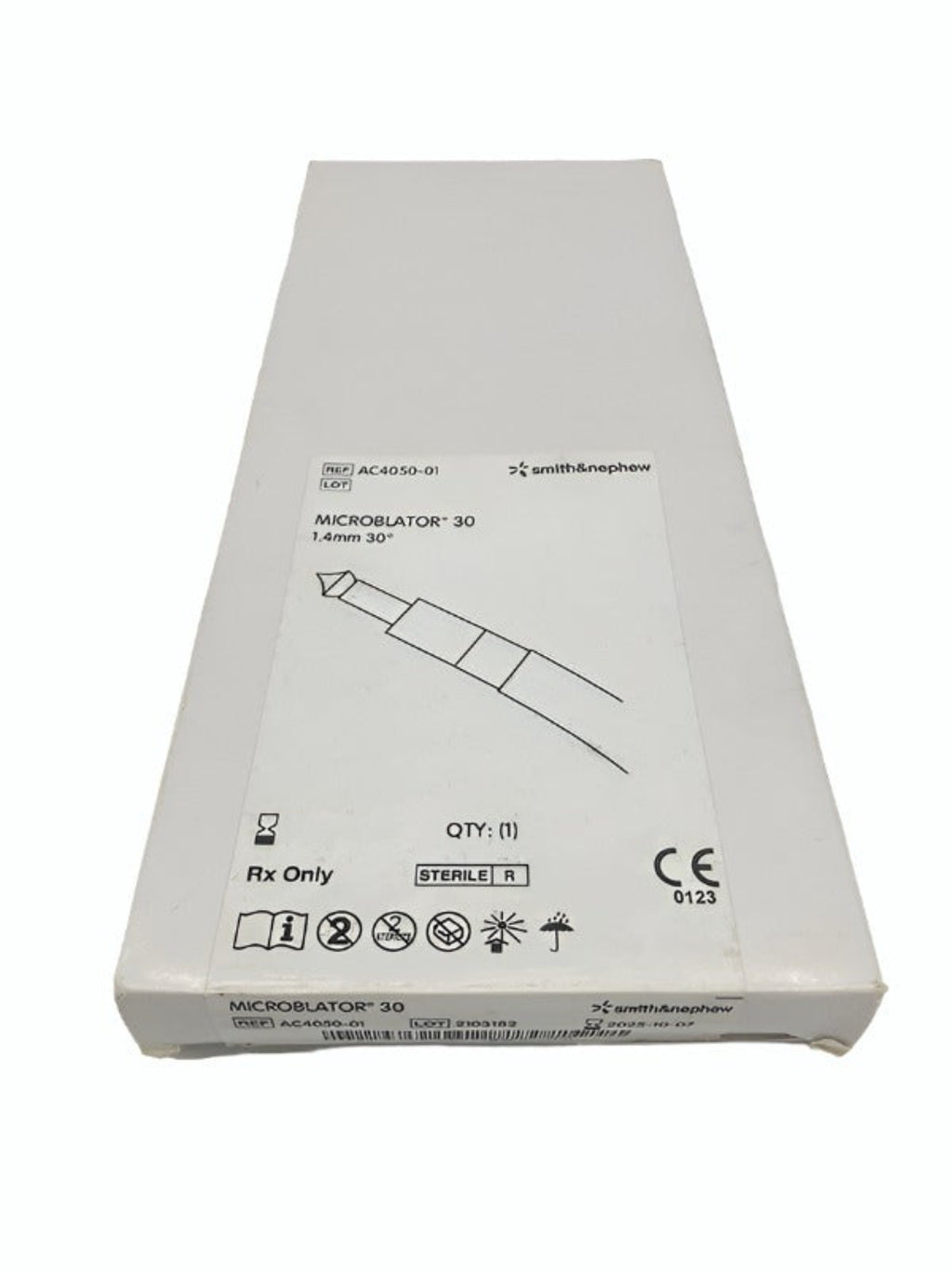 SMITH & NEPHEW MICROBLATOR 30 COBLATION WAND #AC4050-01, Box Front