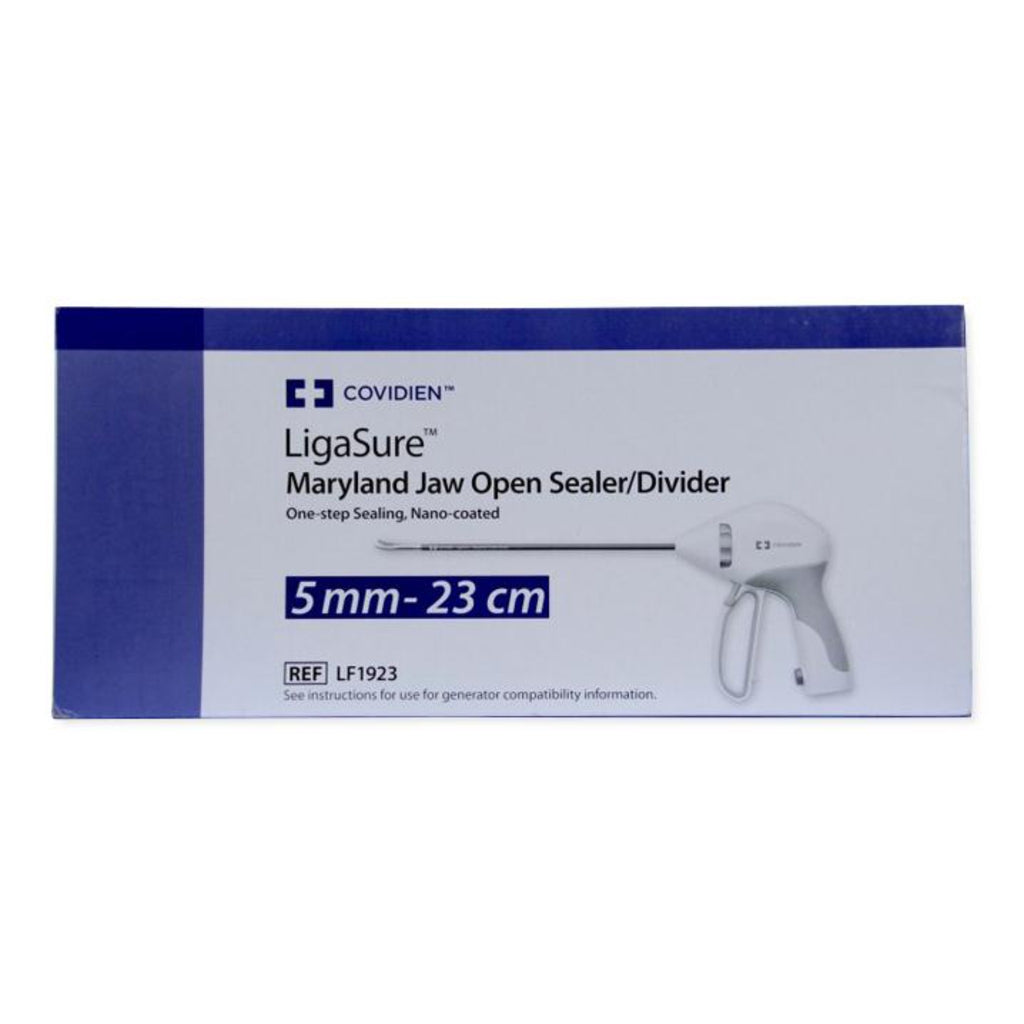 COVIDIEN LF1923 LIGASURE MARYLAND JAW 23CM OPEN INSTRUMENT NANO-COATED, Box Front